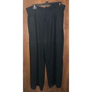 Definitions by d.jeans PaperBag Wide Leg Dress Pants in Black